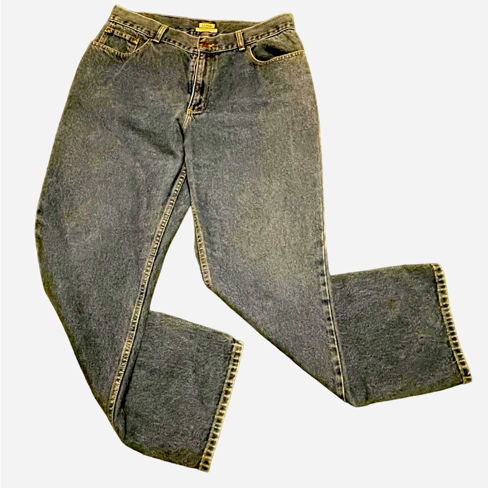 Women’s L.L. Bean Blue Denim Jeans 16 MT EUC